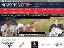 Tablet Screenshot of nysportsshop.com